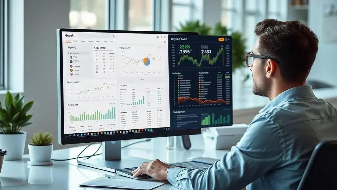 Como analisar desempenho de palavras-chave ocultas