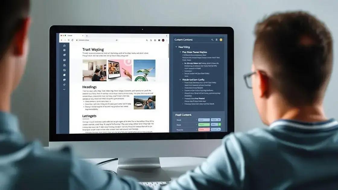 Como criar uma estrutura de conteúdo amigável para SEO
