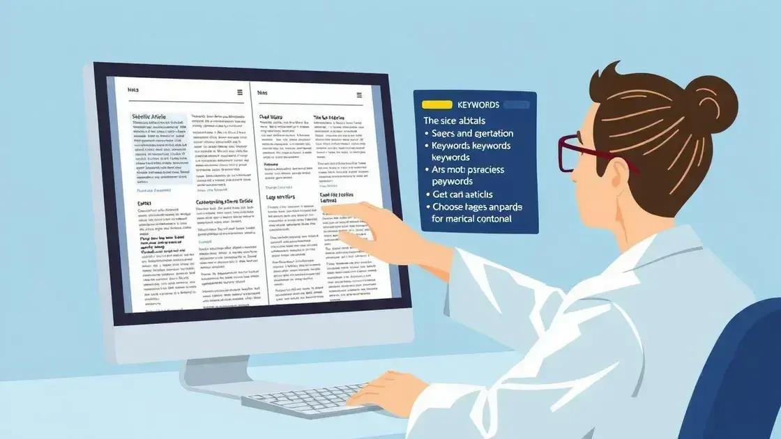 Como escolher palavras-chave para artigos científicos