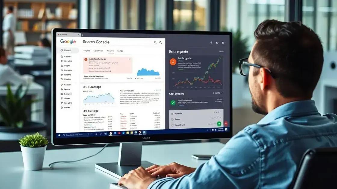 Como identificar erros no Google Search Console