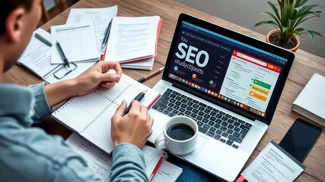 Como montar um plano de estudos eficiente para SEO