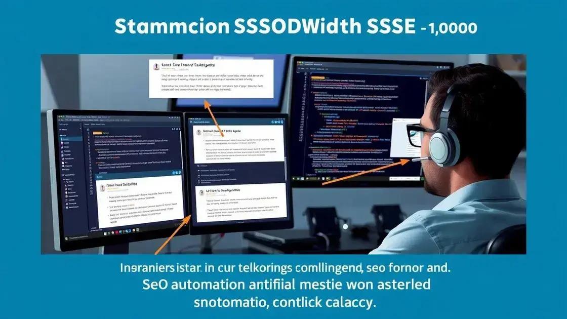 Erros comuns na automação de SEO com IA