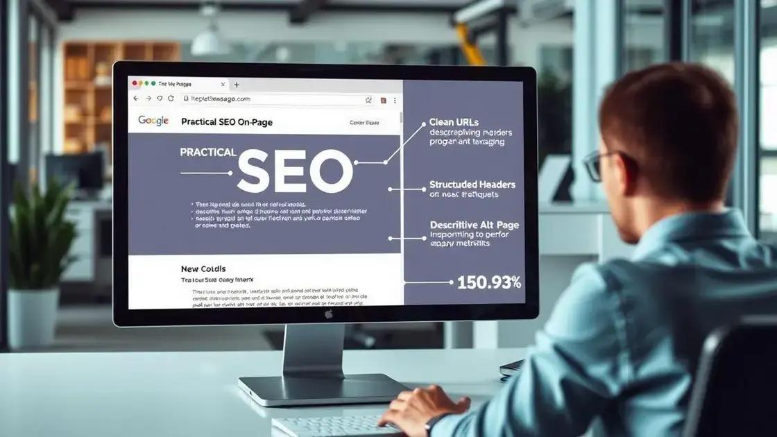 exemplos práticos de seo on-page