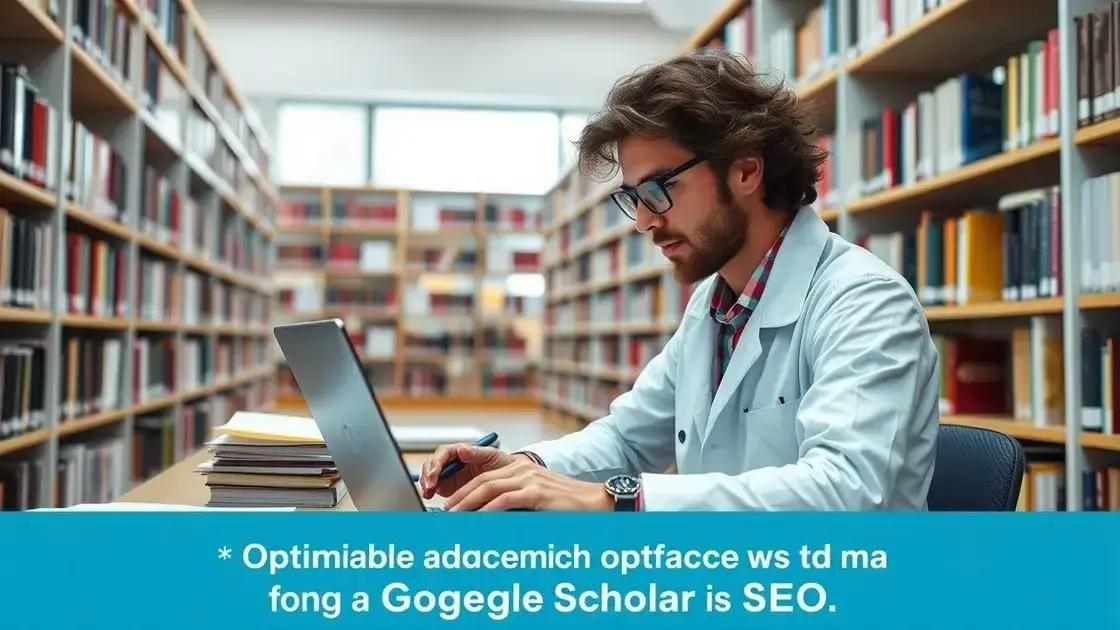 Google Scholar SEO: Como Otimizar Conteúdo Acadêmico e Científico