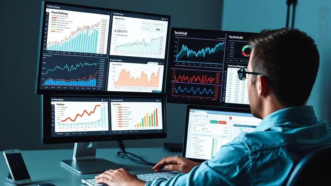 monitoramento e ajustes com ferramentas específicas