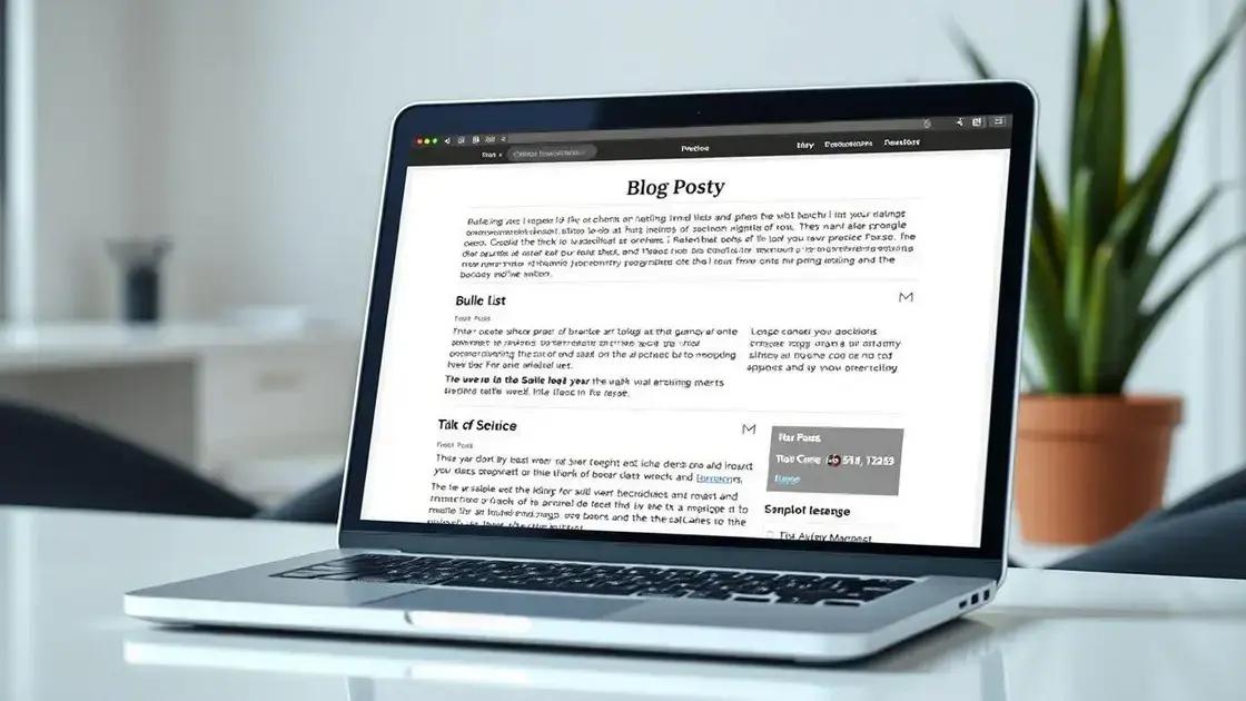 Como usar formatos diversos: listas, tabelas e parágrafos