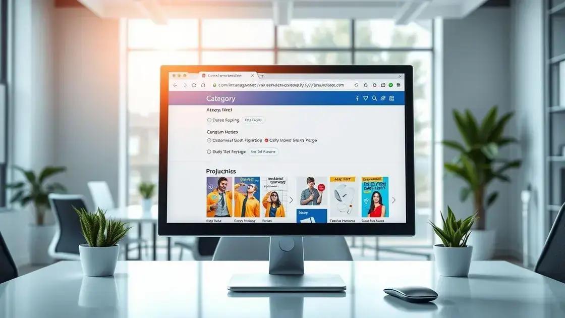 dicas para urls eficientes em páginas de categoria