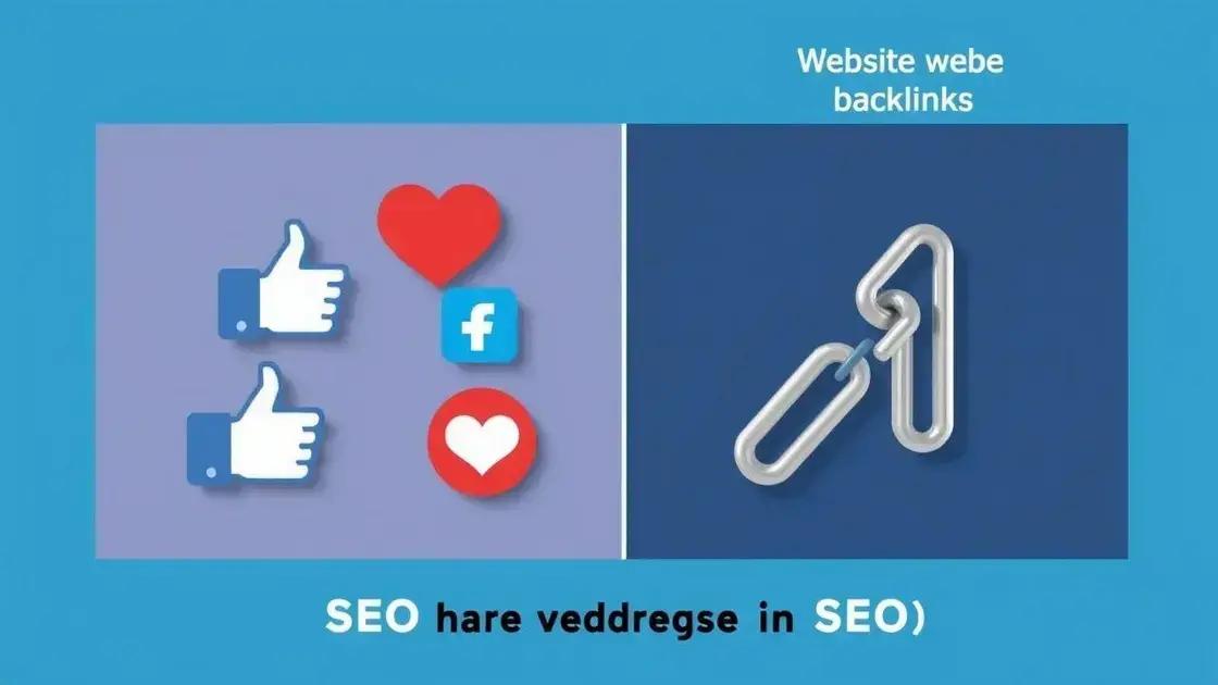 Diferença entre social signals e backlinks tradicionais