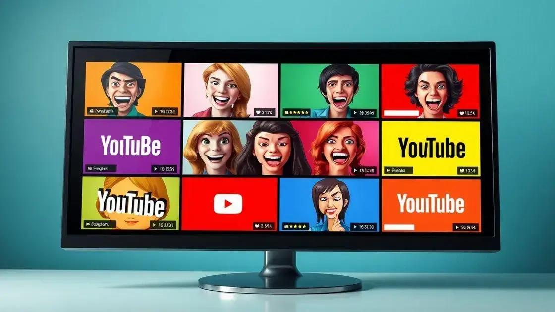 Elementos visuais que aumentam o CTR das thumbnails