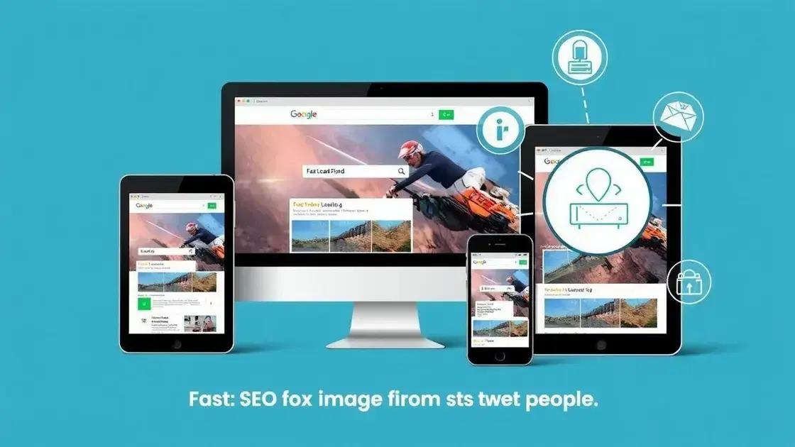 Impactos da otimização de imagens no SEO e experiência do usuário