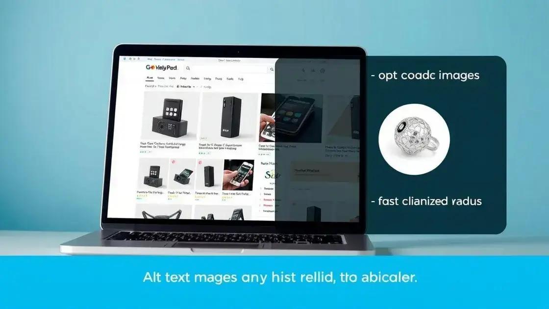 O papel das imagens otimizadas nas páginas de produto
