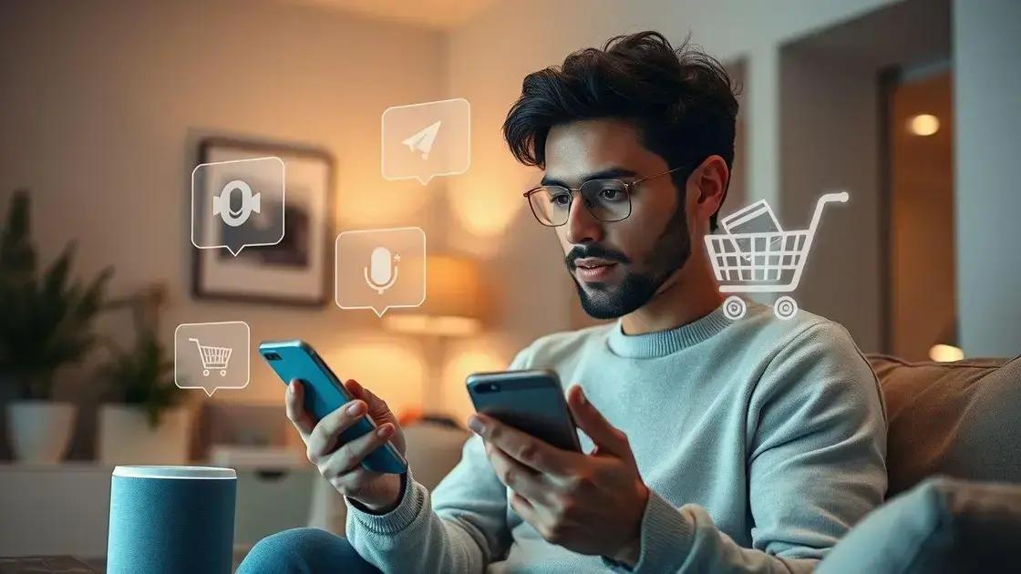 o papel dos assistentes virtuais e dispositivos móveis nas compras
