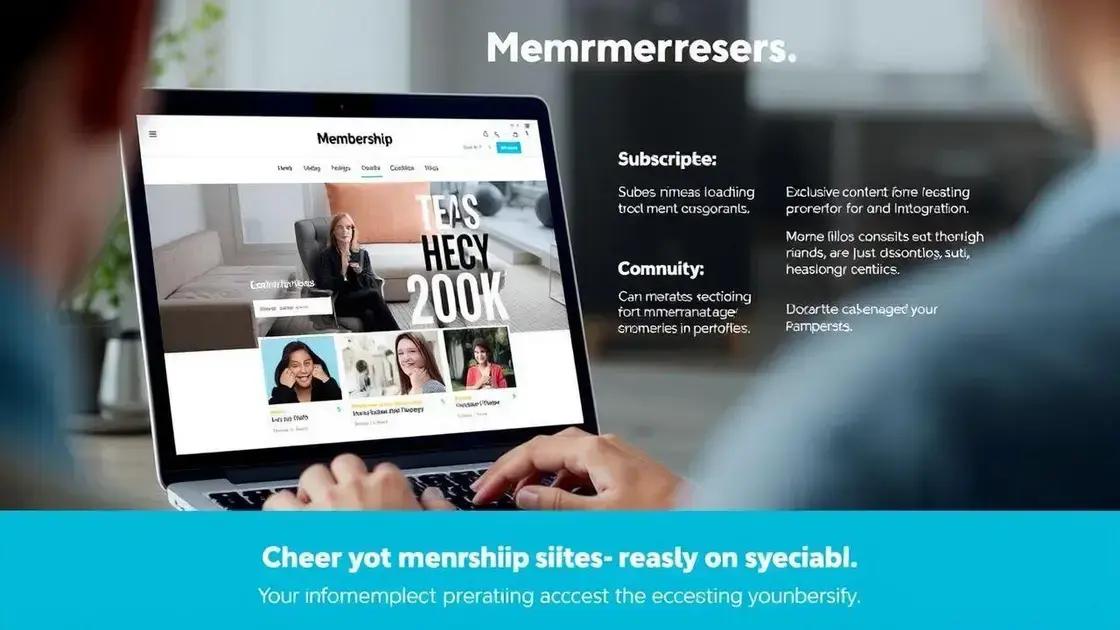 O que são membership sites e como funcionam