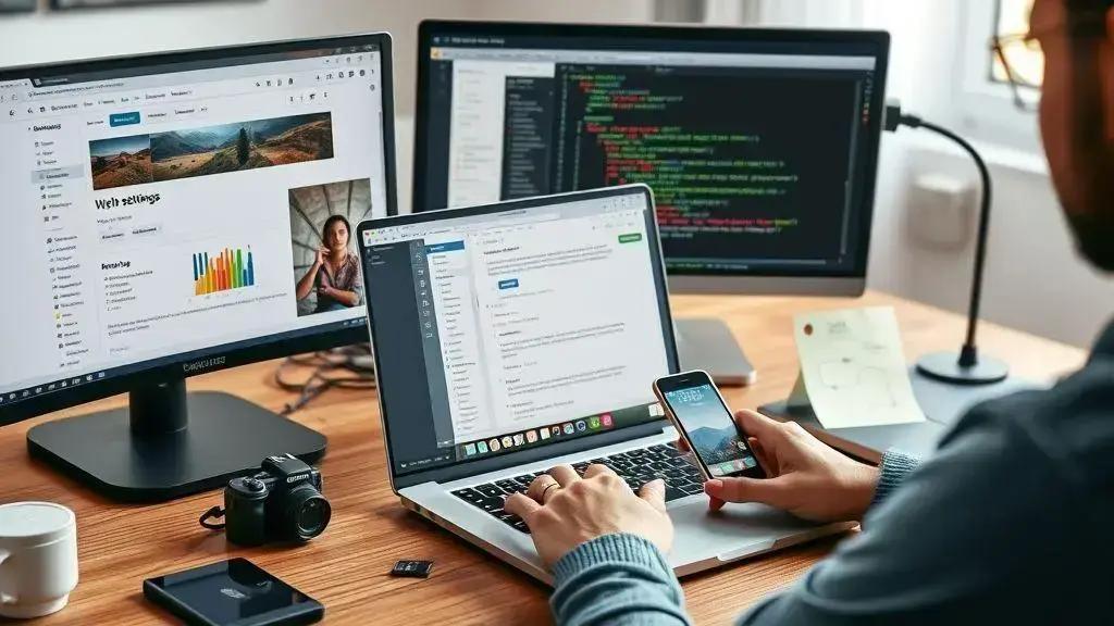 Otimização de imagens, links internos e velocidade